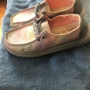 Hey Dude Sunset Shoes. Size 3 Youth or 4 Women’s